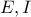 E,I
