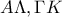 A\Lambda, \Gamma K