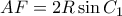 AF = 2R \sin C_1