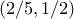(2/5,1/2)