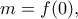 m=f(0),
