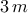 3\, m