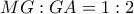 MG:GA=1:2