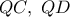 QC,\ QD