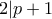 2|p+1