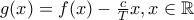 g(x)=f(x)-\frac {c}{T}x, x \in \mathbb{R}