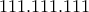 111.111.111