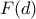 F(d)