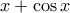 x+\cos x