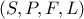 \left( S,P,F,L \right)