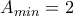 A_{min}=2