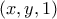 (x,y,1)