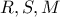 R,S,M