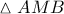 \vartriangle AMB
