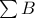 \sum B \sum B