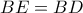 BE=BD