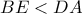 BE<DA