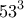 \displaystyle{53^3}