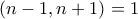 (n-1,n+1)=1 (n-1,n+1)=1