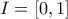 I=[0,1]