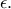 \epsilon.