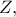 Z, &Eta;