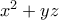 x^2+yz x^2+yz
