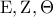 {\rm E},{\rm Z},\Theta