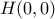 H(0, 0)