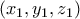 (x_1, y_1, z_1)
