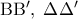 {\rm B}{\rm B}',\;\Delta \Delta '