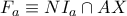 F_{a}\equiv NI_{a}\cap AX