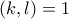 (k, l)=1