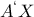 A^{&lsquo;}X