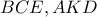 BCE, AKD