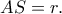 AS=r.