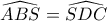 \widehat{ABS}=\widehat{SDC}