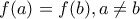 f(a)=f(b), a \neq b