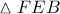 \vartriangle FEB