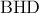 \textrm{BHD}