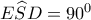 E\widehat{S}D=90^{0}