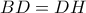 BD=DH