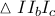 \vartriangle II_{b}I_{c}