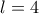 l=4