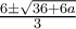 \frac{6 \pm \sqrt{36+6a}}{3}