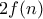 2f(n)
