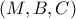 \left( {M,B,C} \right)