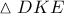 \vartriangle DKE