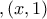,\left( x,1\right) 