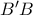 {B'}B